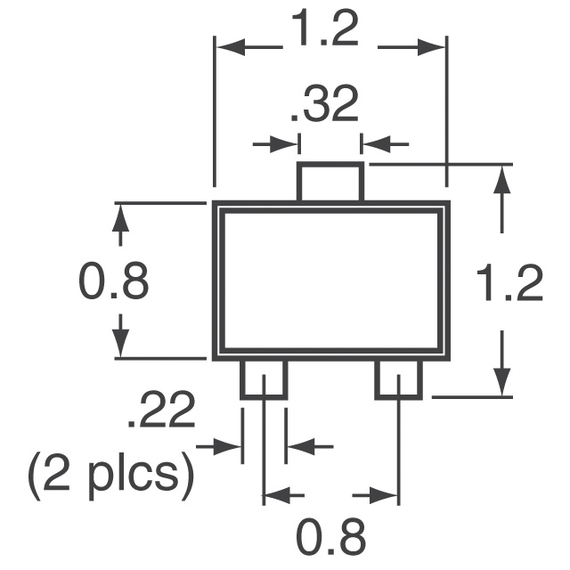 DAN222MT2L Rohm Semiconductor  Dioden - Gleichrichter - Arrays